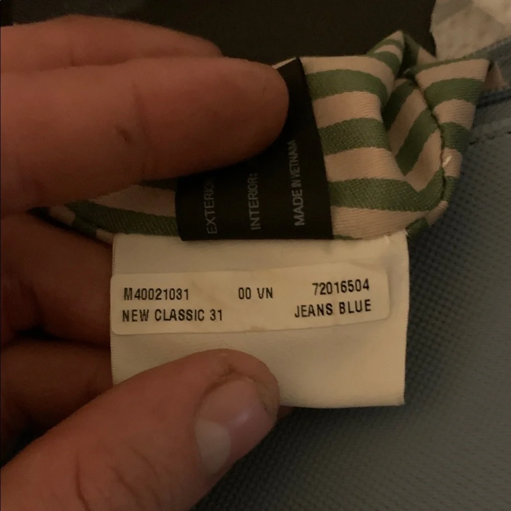 Vintage Lacoste Sky Blue mini baguette Shoulder Bag - Picture 2 of 7